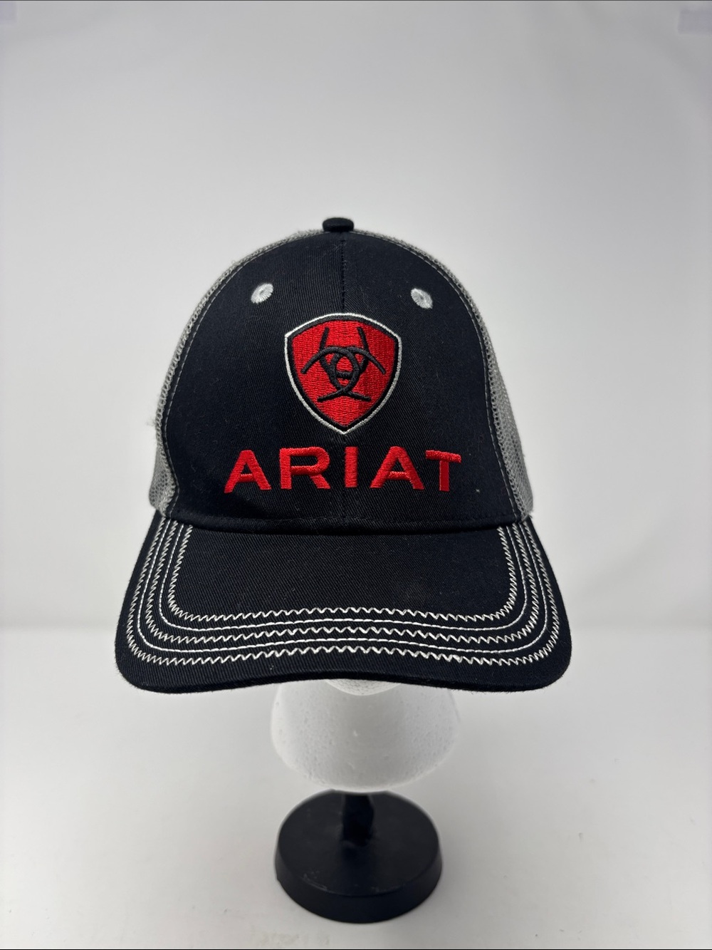 Ariat Velcro back trucker hat.